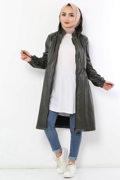 casual long women jacket imitation leather hoody coat turkish fashion autumn winter spiring female 1005 women's jackets, Black;brown
casual long women jacket imitation leather hoody coat turkish fashion autumn winter spiring female 1005 women's jackets, Black;brown