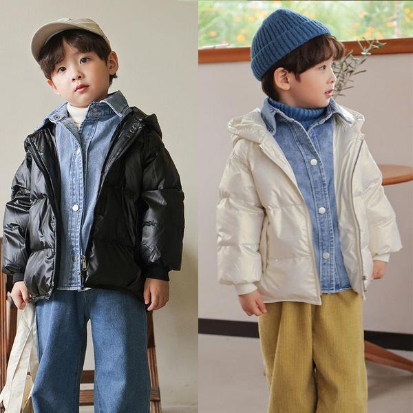 down coat winter children clothing parka jacket teens boys girls snowsuit outerwear kids overcoat false two-piece denim snowwear, Blue;gray
down coat winter children clothing parka jacket teens boys girls snowsuit outerwear kids overcoat false two-piece denim snowwear, Blue;gray