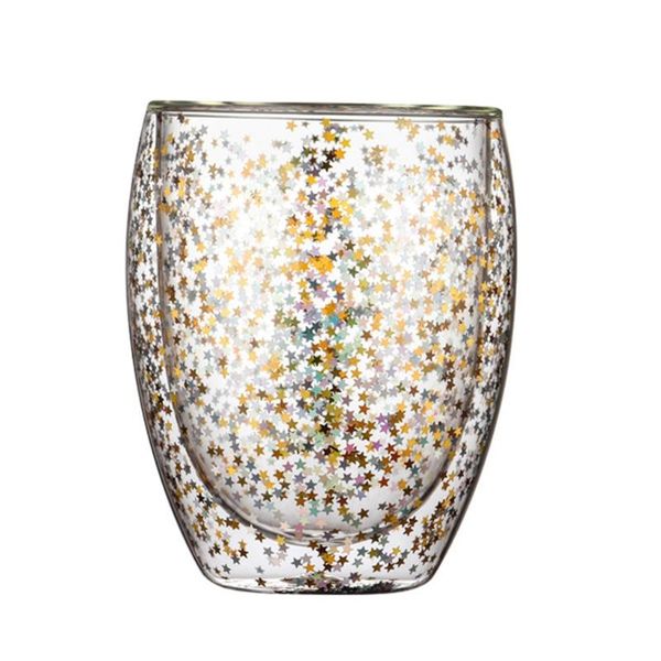 wine glasses double glass coffee cup with creative and romantic star
wine glasses double glass coffee cup with creative and romantic star