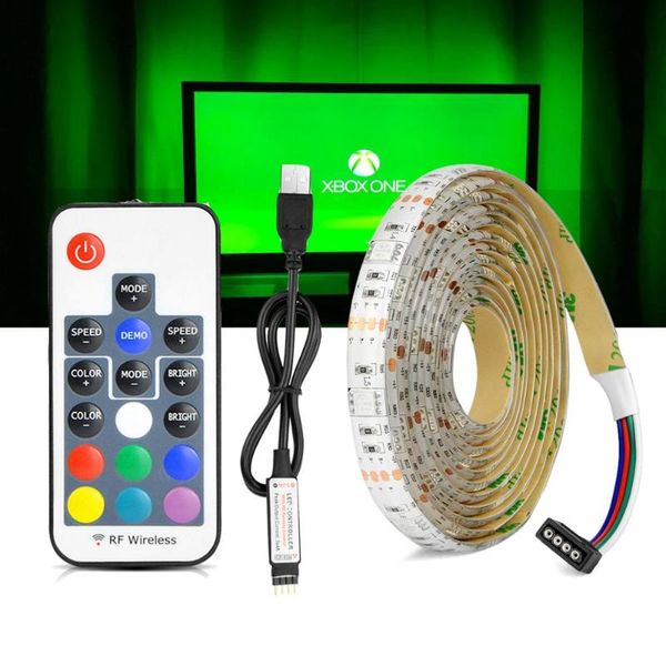 strips rgb led diode ribbon smd2835 leds rf ir remoter controller strip light tape usb luces tira 0.5 1 2 3 4 5m
strips rgb led diode ribbon smd2835 leds rf ir remoter controller strip light tape usb luces tira 0.5 1 2 3 4 5m