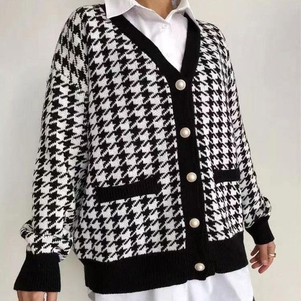men's jackets 2021 spring and autumn ladies long sleeve coats black houndstooth single breasted casual jacket coat streetwear, Black;brown
men's jackets 2021 spring and autumn ladies long sleeve coats black houndstooth single breasted casual jacket coat streetwear, Black;brown