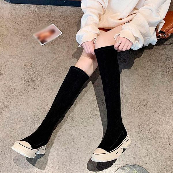 boots mid heels concise female fashion slip on women shoes solid thick bottom over the knee shoe round toe ladies casual, Black
boots mid heels concise female fashion slip on women shoes solid thick bottom over the knee shoe round toe ladies casual, Black