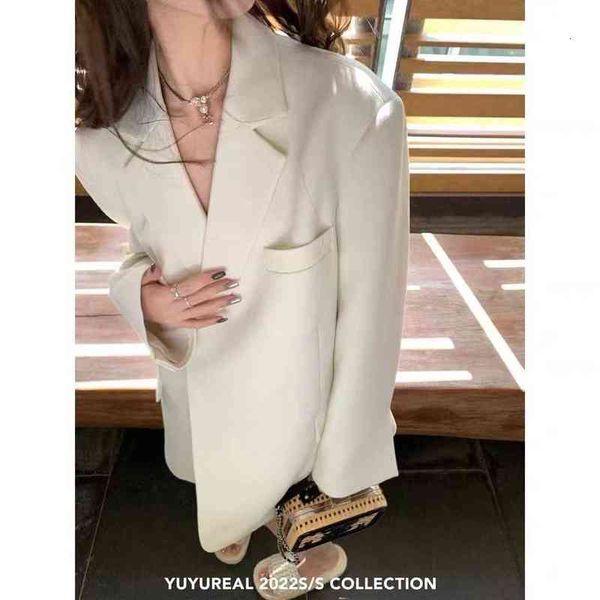 women's jackets yuyural - high sense loose temperament white small suit coat women's spring korean casual top, Black;brown
women's jackets yuyural - high sense loose temperament white small suit coat women's spring korean casual top, Black;brown