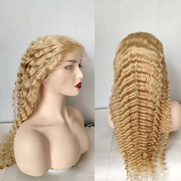 deep wave lace front human hair wig 13x4inch transparent hd swiss preplucked 150% density remy light blonde wigs1, Black;brown
deep wave lace front human hair wig 13x4inch transparent hd swiss preplucked 150% density remy light blonde wigs1, Black;brown
