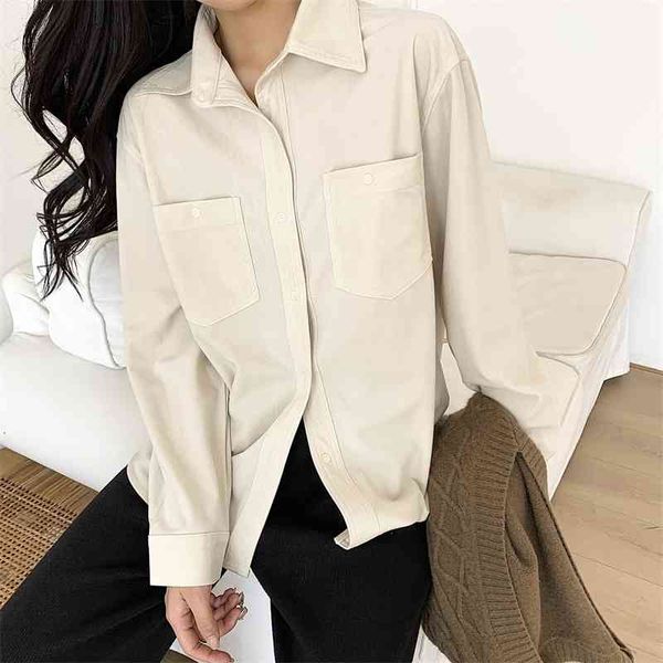 women's knits & tees spring blouses turn down collar casual s and fashion pure color shirt blusas roupa feminina 4s09, White
women's knits & tees spring blouses turn down collar casual s and fashion pure color shirt blusas roupa feminina 4s09, White