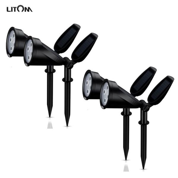 lawn lamps 4 pack litom 2-in-1 led solar spotlight lamp 2 panels remote illuminated waterproof light modes auto-on/off sensor
lawn lamps 4 pack litom 2-in-1 led solar spotlight lamp 2 panels remote illuminated waterproof light modes auto-on/off sensor