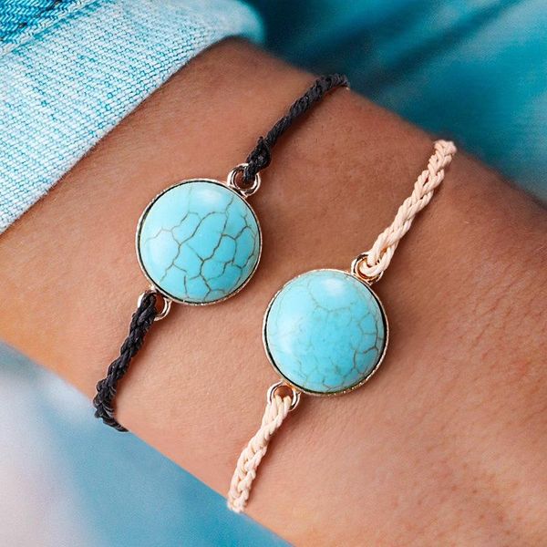 charm bracelets black white woven rope bracelet women men natural stone hanmdade couple jewelry, Golden;silver
charm bracelets black white woven rope bracelet women men natural stone hanmdade couple jewelry, Golden;silver