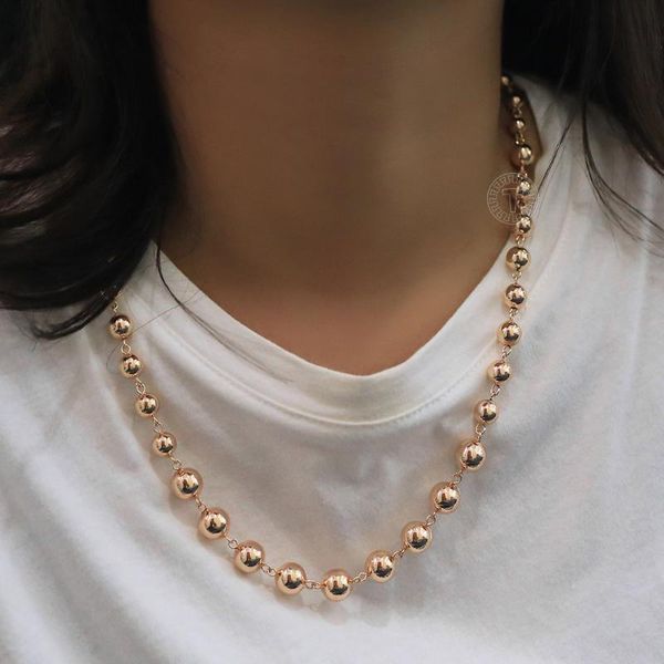 chains necklace for women 585 rose gold color beaded chain link 60cm gift jewelry wholesale drop lcn47, Silver
chains necklace for women 585 rose gold color beaded chain link 60cm gift jewelry wholesale drop lcn47, Silver