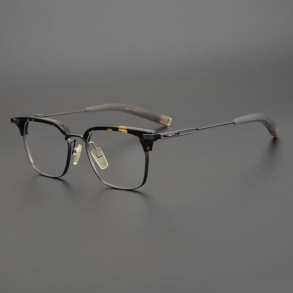 fashion sunglasses frames vintage titanium acetate square glasses frame men women myopia prescription optical eyeglasses dlx re, Black
fashion sunglasses frames vintage titanium acetate square glasses frame men women myopia prescription optical eyeglasses dlx re, Black