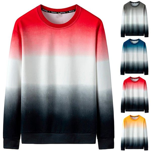 men's hoodies & sweatshirts fashion leisure gradient crew neck sports fitness pullover for male autumn casual comfotable tracksuit, Black
men's hoodies & sweatshirts fashion leisure gradient crew neck sports fitness pullover for male autumn casual comfotable tracksuit, Black