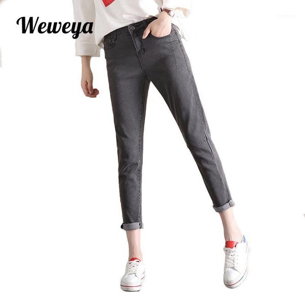 women's jeans weweya 2021 boyfriend harem pants women trousers ankle-length black vintage denim high waist plus size, Blue
women's jeans weweya 2021 boyfriend harem pants women trousers ankle-length black vintage denim high waist plus size, Blue