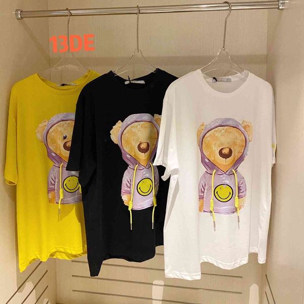 luxury design 13de smiley stereo hat rope embroidery smile face print bear short sleeve t-shirt os couple, White
luxury design 13de smiley stereo hat rope embroidery smile face print bear short sleeve t-shirt os couple, White