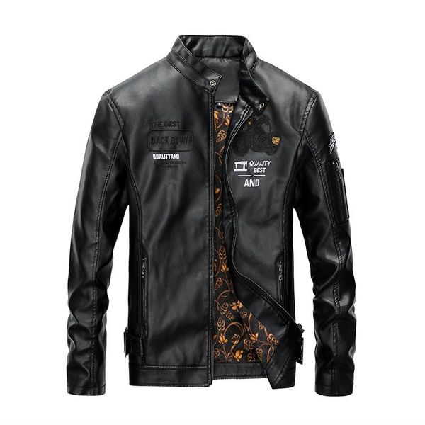 men's jackets winter mens leather jacket men fashion motorcycle pu cool zipper pockets coats eu size, Black;brown
men's jackets winter mens leather jacket men fashion motorcycle pu cool zipper pockets coats eu size, Black;brown