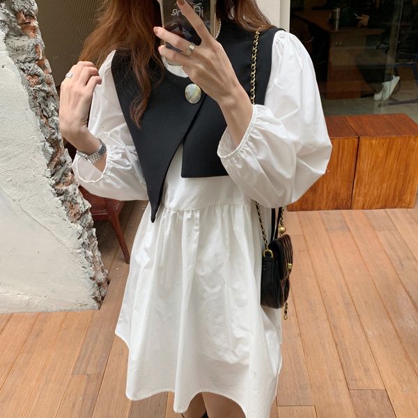 casual dresses summer vintage all match high waist 2021 sweet prom sleeves mini es fashion femme girls vestidos 2uoy, Black;gray
casual dresses summer vintage all match high waist 2021 sweet prom sleeves mini es fashion femme girls vestidos 2uoy, Black;gray