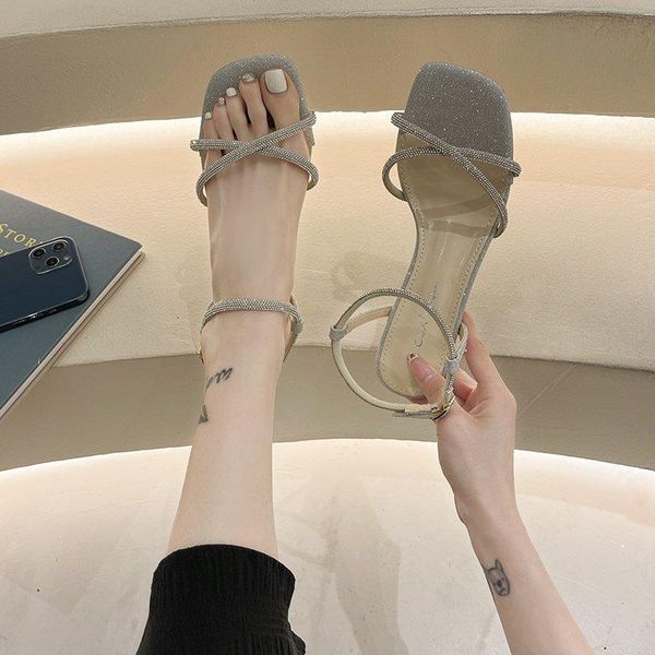 dress shoes stiletto heel sandals women crystal narrow band summer party open toe high mujer, Black
dress shoes stiletto heel sandals women crystal narrow band summer party open toe high mujer, Black