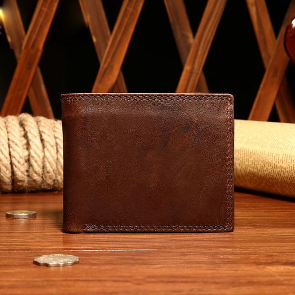 genuine leather slim wallet for men with coin bag rfid short men's card holders thin money purses wallets, Red;black
genuine leather slim wallet for men with coin bag rfid short men's card holders thin money purses wallets, Red;black