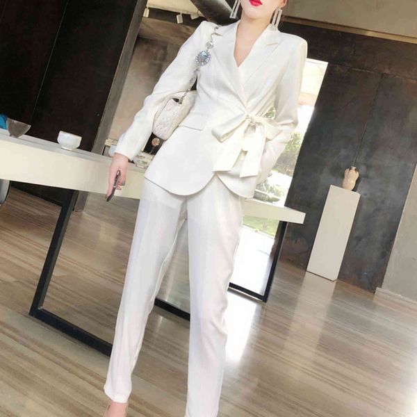 women's two piece pants terno feminino blazer cor sólida, calça terno casual com no tornozelo xs66, White
women's two piece pants terno feminino blazer cor sólida, calça terno casual com no tornozelo xs66, White
