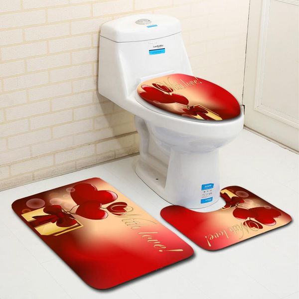 bath mats valentine's day heart pattern bathroom mat set for toilet carpet in the entrance door
bath mats valentine's day heart pattern bathroom mat set for toilet carpet in the entrance door