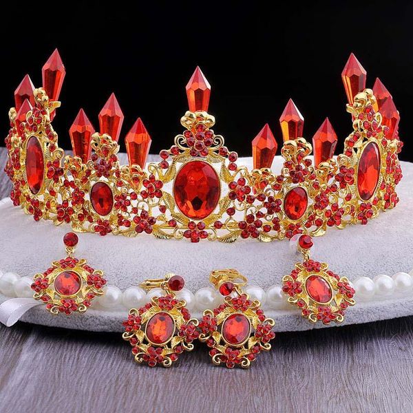 hair clips & barrettes baroque wedding bridal diadem rhinestone crystal crown earrings bride tiaras headdress jewelry accessories jl, Golden;silver
hair clips & barrettes baroque wedding bridal diadem rhinestone crystal crown earrings bride tiaras headdress jewelry accessories jl, Golden;silver