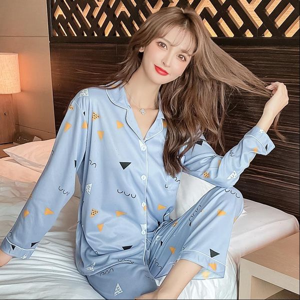 spring long sleeved pajamas set womens sleepwears fashion lovely print homewear leisure clothes pant pyjamas sets nightwear, Black;red
spring long sleeved pajamas set womens sleepwears fashion lovely print homewear leisure clothes pant pyjamas sets nightwear, Black;red