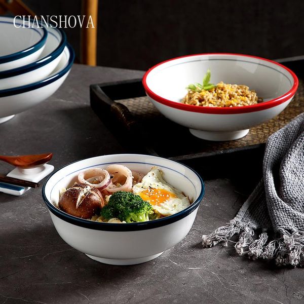 bowls chanshova simplicity under glazed home main meal ceramic noodle bowl and salad china porcelain kitchen utensils g006
bowls chanshova simplicity under glazed home main meal ceramic noodle bowl and salad china porcelain kitchen utensils g006