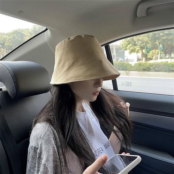 brand caps self closing hat round face suitable hat winter painter versatile bucket korean fisherman sunscreen basin, Blue;gray
brand caps self closing hat round face suitable hat winter painter versatile bucket korean fisherman sunscreen basin, Blue;gray