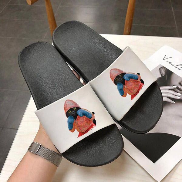 slippers cartoon cat boxing indoor summer women non-slip wear beach sandals funny, Black
slippers cartoon cat boxing indoor summer women non-slip wear beach sandals funny, Black