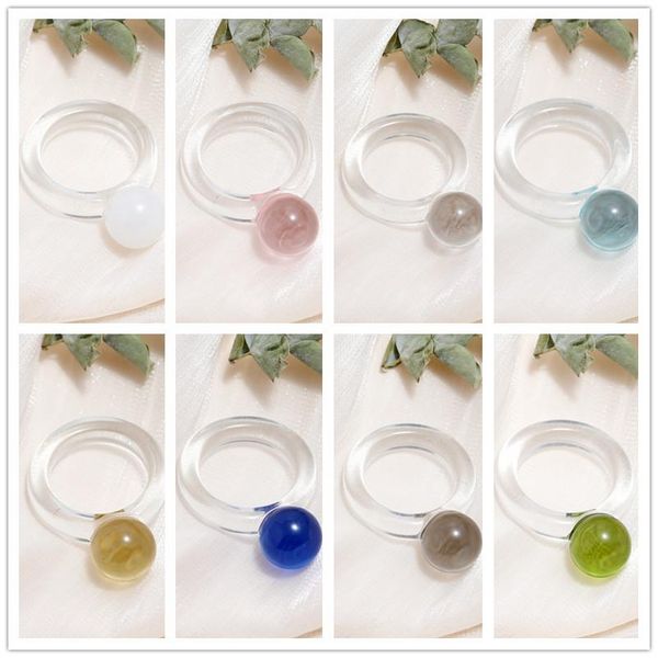 candy color resin acrylic chunky ring mini rhinestone ball design rings for women geometric punk jewelry gifts, Silver
candy color resin acrylic chunky ring mini rhinestone ball design rings for women geometric punk jewelry gifts, Silver