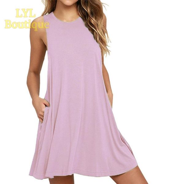 casual dresses mini 2021 summer fashion o neck women's dress loose solid sleeveless pocket ladies basic plus size, Black;gray
casual dresses mini 2021 summer fashion o neck women's dress loose solid sleeveless pocket ladies basic plus size, Black;gray