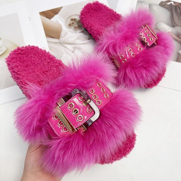 slippers 2021 autumn products thick-soled wool women's shoes plush casual outdoor wear home lazy drag, Black
slippers 2021 autumn products thick-soled wool women's shoes plush casual outdoor wear home lazy drag, Black