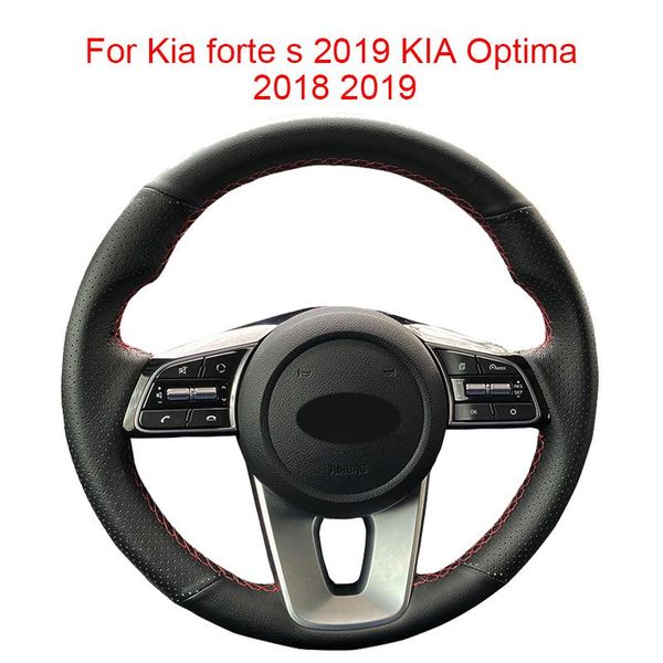 steering wheel covers customized original car cover for kia forte s 2021 optima leather braid auto wrap black
steering wheel covers customized original car cover for kia forte s 2021 optima leather braid auto wrap black