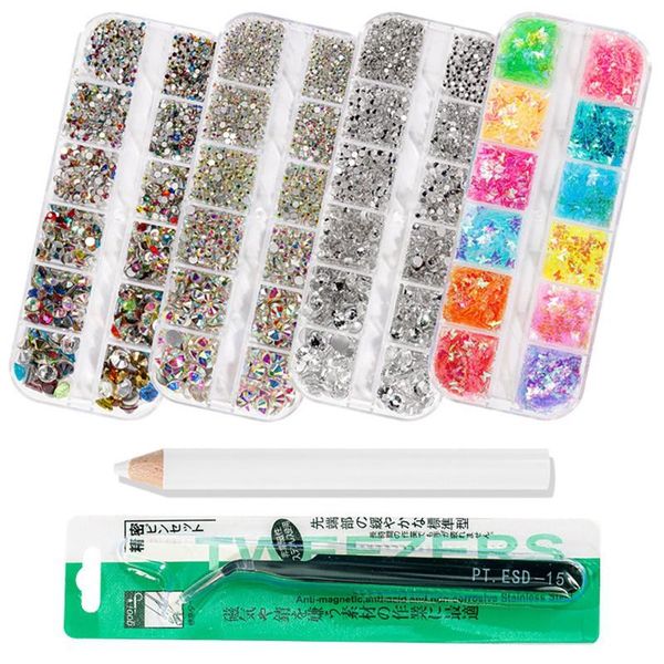 box 12 grids wood pulp sheet nail art decoration butterfly color colored diamonds 3d sequins drill pen set decorations, Silver;gold
box 12 grids wood pulp sheet nail art decoration butterfly color colored diamonds 3d sequins drill pen set decorations, Silver;gold