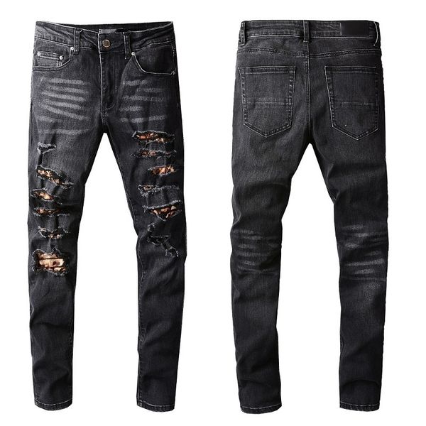fashion mens jeans hole black skinny pants simple zipper tight breathable and comfortable menfolk trousers size 28-40, Blue
fashion mens jeans hole black skinny pants simple zipper tight breathable and comfortable menfolk trousers size 28-40, Blue