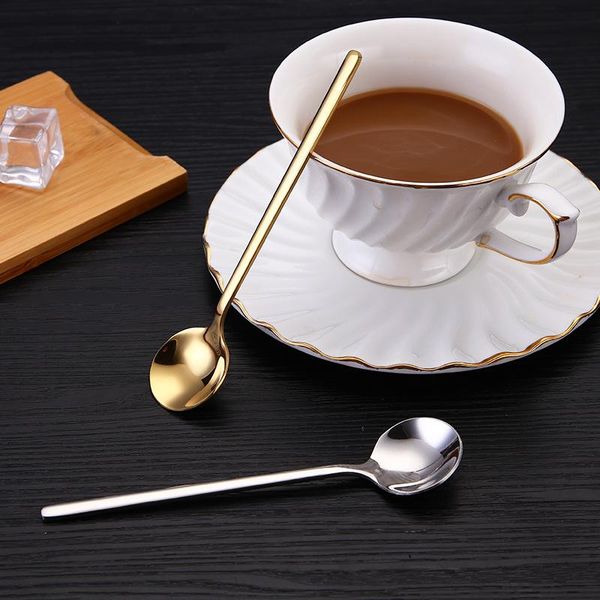 spoons 2pcs stainless steel coffee stirring spoon long handle teaspoon ice cream honey cocktail cutlery kitchen
spoons 2pcs stainless steel coffee stirring spoon long handle teaspoon ice cream honey cocktail cutlery kitchen