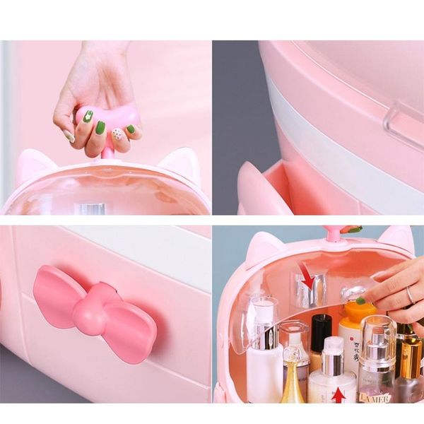 storage boxes & bins cat shape plastic makeup box cosmetic organizer make up container desksundry case with handle w0yf
storage boxes & bins cat shape plastic makeup box cosmetic organizer make up container desksundry case with handle w0yf