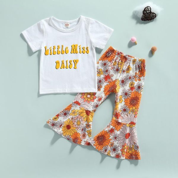 clothing sets girls casual two-piece clothes set, white round collar t-shirt and floral printed pattern flared pants
clothing sets girls casual two-piece clothes set, white round collar t-shirt and floral printed pattern flared pants