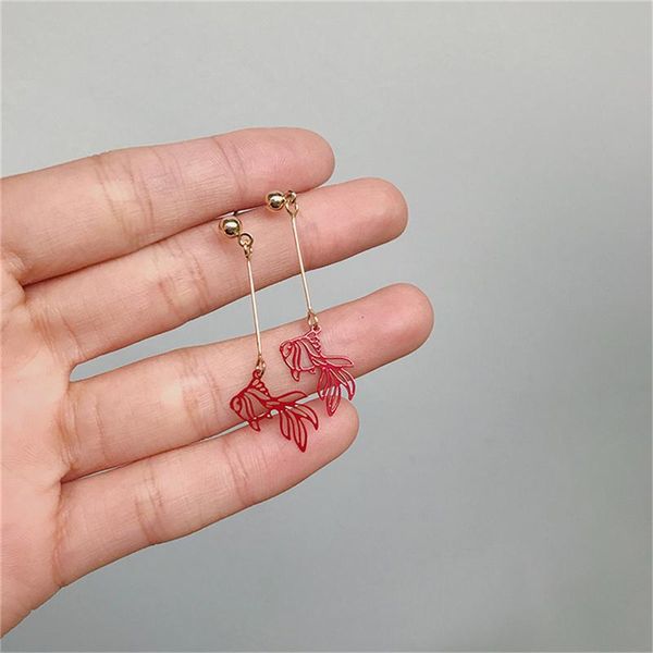 dangle & chandelier year gift lucky red carved fish earrings for women girl's vintage gold animal earring jewelry, Silver
dangle & chandelier year gift lucky red carved fish earrings for women girl's vintage gold animal earring jewelry, Silver