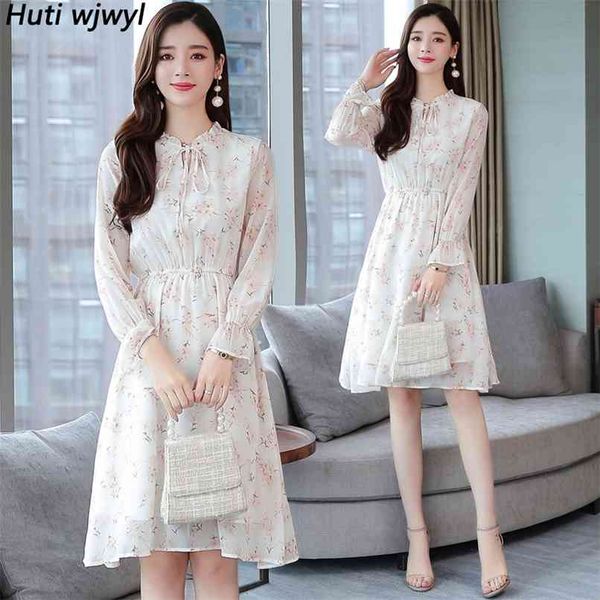 autumn winter print long sleeve beach dress elegant women bodycon party vestidos vintage white floral chiffon midi dresses 210528, Black;gray
autumn winter print long sleeve beach dress elegant women bodycon party vestidos vintage white floral chiffon midi dresses 210528, Black;gray