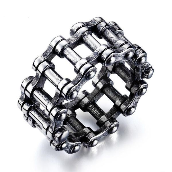 cluster rings fashion vintage motorcycle chain link ring for men punk rock cool retro males jewelry stainless steel 12mm, Golden;silver
cluster rings fashion vintage motorcycle chain link ring for men punk rock cool retro males jewelry stainless steel 12mm, Golden;silver