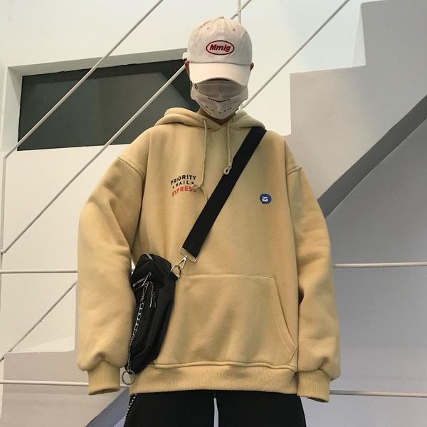 men's hoodies & sweatshirts bf languid wind letter print loose hooded hoodie men autumn winter thickening show thin outer jacket, Black
men's hoodies & sweatshirts bf languid wind letter print loose hooded hoodie men autumn winter thickening show thin outer jacket, Black