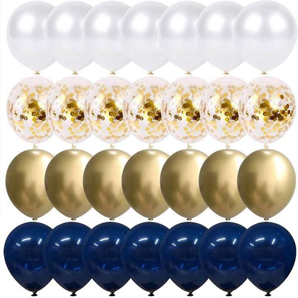 party decoration navy blue and gold confetti balloons 50 pcs 12 inch matte white metallic chrome birthday for celebration
party decoration navy blue and gold confetti balloons 50 pcs 12 inch matte white metallic chrome birthday for celebration