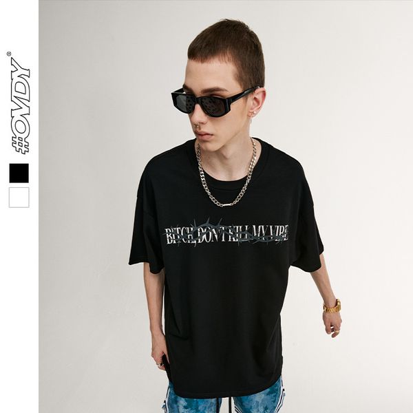 wxwovdy men's 2021 spring and summer new fashion brand ins thorn english printing couple loose short sve t-shirt, White;black
wxwovdy men's 2021 spring and summer new fashion brand ins thorn english printing couple loose short sve t-shirt, White;black