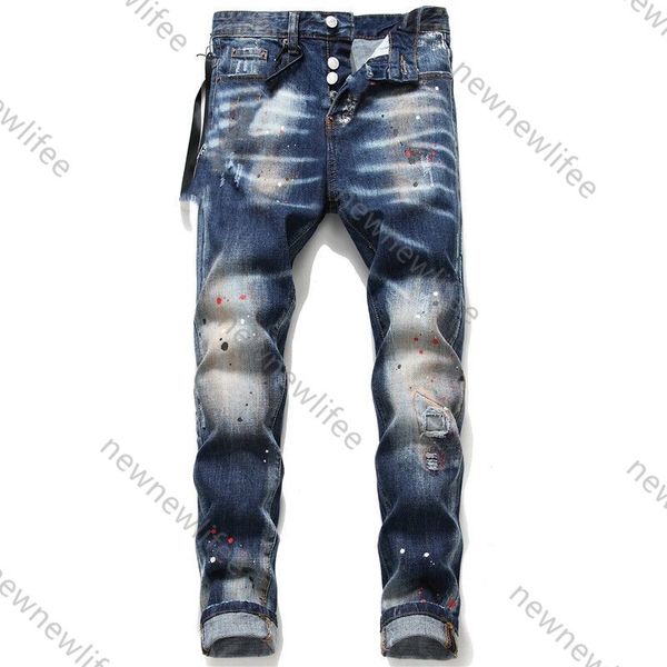 2021ss designer jeans ainfor balm men's slim-fit ripped pants great quality man designers clothes spring plus size mens jeans zt54, Blue
2021ss designer jeans ainfor balm men's slim-fit ripped pants great quality man designers clothes spring plus size mens jeans zt54, Blue