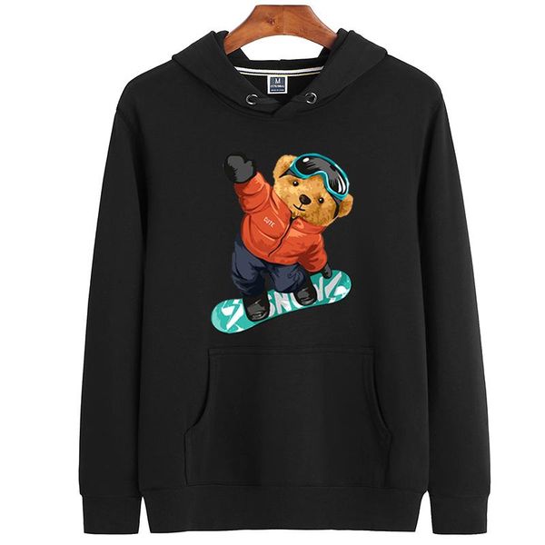 women's hoodies & sweatshirts 100% cotton ski bear hoodie women winter long-sleeved sweatshirt loose pullover oversized men's and, Black
women's hoodies & sweatshirts 100% cotton ski bear hoodie women winter long-sleeved sweatshirt loose pullover oversized men's and, Black