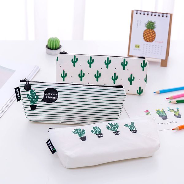 6pieces/lot 1pcs cactus leaf school supplies pencil case kawaii student school cosmetic bag for women office supplies escolar canvas
6pieces/lot 1pcs cactus leaf school supplies pencil case kawaii student school cosmetic bag for women office supplies escolar canvas