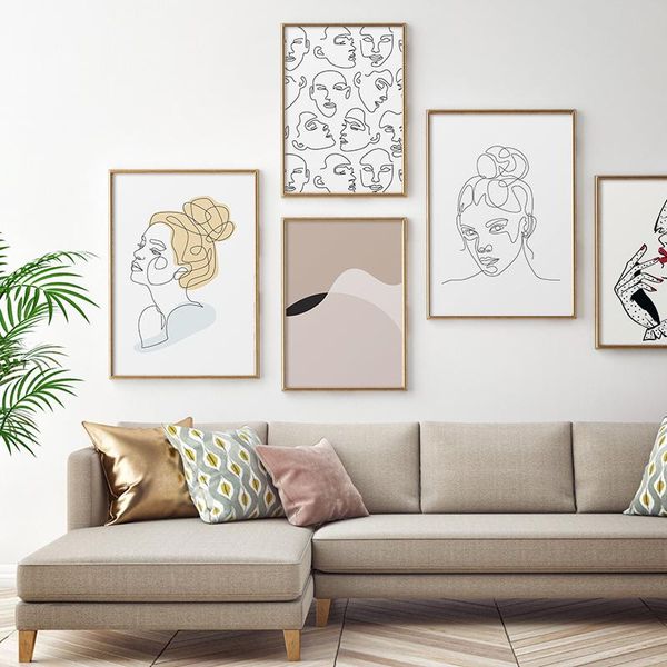 abstract single line face drawing poster girl minimalist wall art canvas painting print nordic picture living room modern decor paintings
abstract single line face drawing poster girl minimalist wall art canvas painting print nordic picture living room modern decor paintings