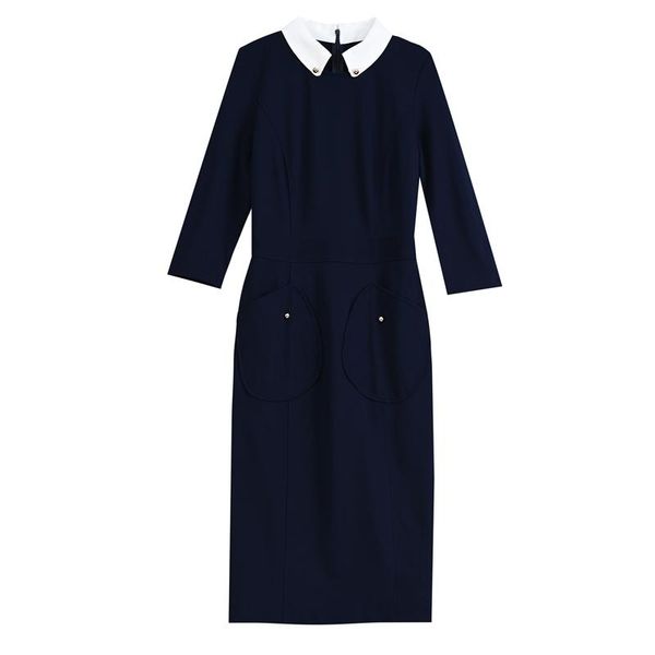 spring fall style elegant pastel splicing vestidos formal high slim waist a-line plus size office ladies dress women casual dresses, Black;gray
spring fall style elegant pastel splicing vestidos formal high slim waist a-line plus size office ladies dress women casual dresses, Black;gray