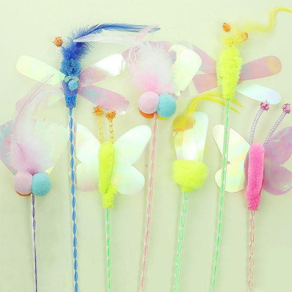 cat toys teaser feather kitten funny butterfly dragon rod wand plastic pet interactive stick supplies
cat toys teaser feather kitten funny butterfly dragon rod wand plastic pet interactive stick supplies