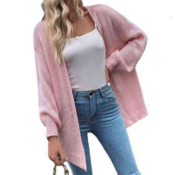 simple leisure mahai thick knitted cardigan coat women's 2021 autumn winter basic lantern sleeve sweater powder, White;black
simple leisure mahai thick knitted cardigan coat women's 2021 autumn winter basic lantern sleeve sweater powder, White;black
