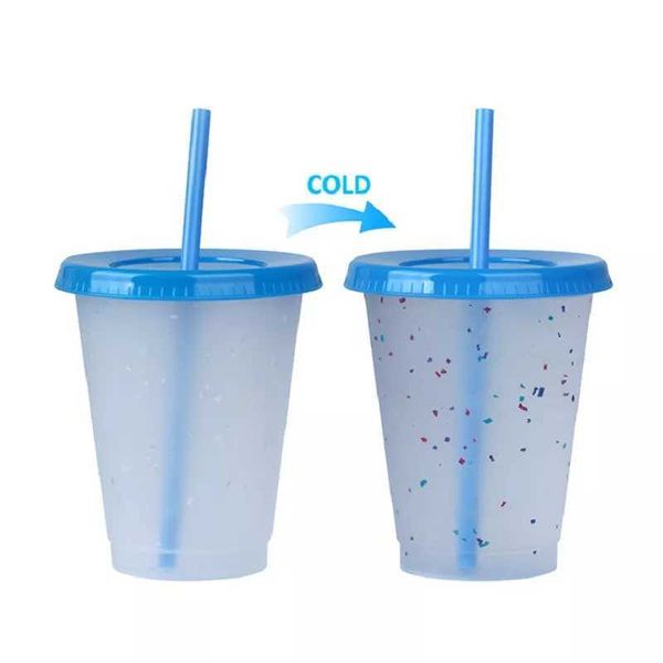 food grade reusable cup without bisphenol a, cold discolored plastic cup, with straw, cover and straw, 473ml, 16oz
food grade reusable cup without bisphenol a, cold discolored plastic cup, with straw, cover and straw, 473ml, 16oz